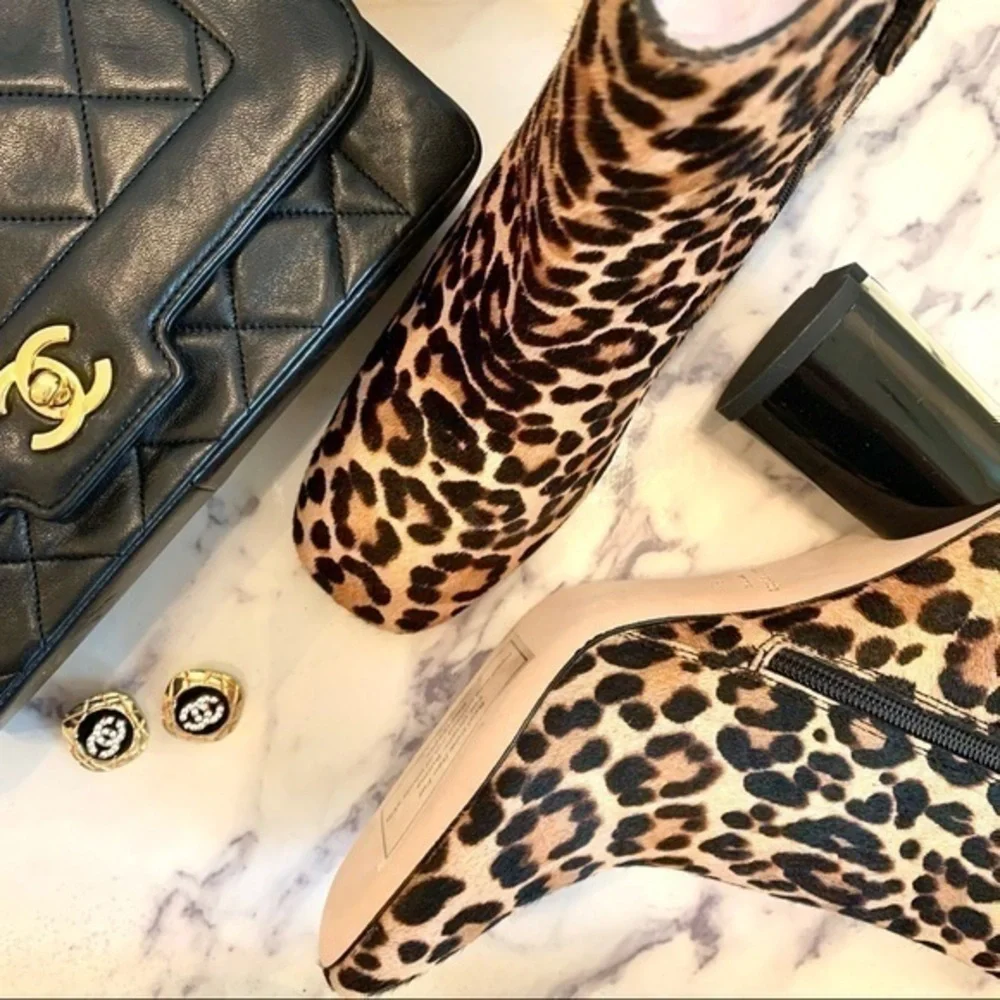 KATE SPADE Rudy Boots Leopard Print in Size 9